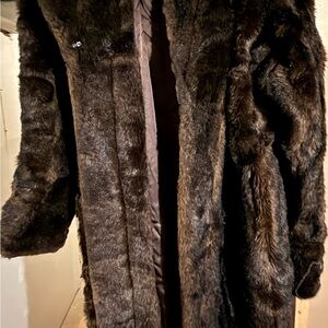 Tally Do Vintage  Brown Fur Coat
